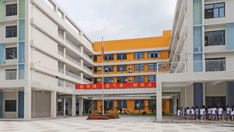 学生时代-广州增城东江外语学校装修实景