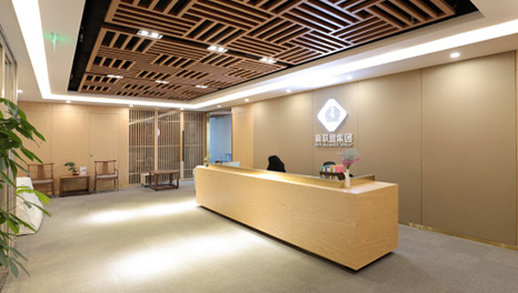 典雅大方-新联盟投资公司办公室装修实景