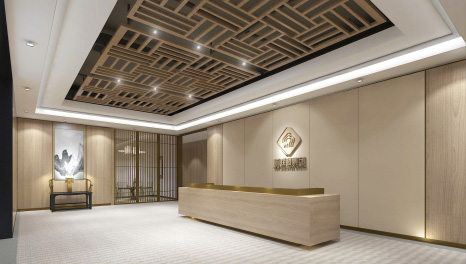 东方古韵-广州新联盟新办公室装修设计