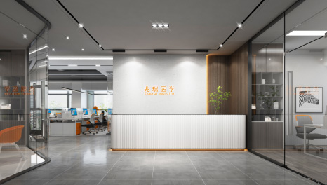 明暗冷暖-广州海珠区兆瑞医学办公室装修设计