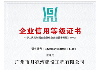企业信用等级证书—AAA级